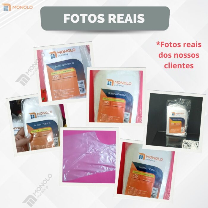 Kit 100 Bota Plástica Descartável + Raspador Espátula Bisturi Pés Podóloga elimina Pele Morta Calo - Image 3