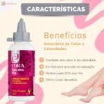 Kit Amaciante Calos Gel + Espátula Bisturi ref. 222 SPA Pés Podóloga Pedicure - Imagem 2