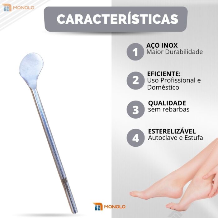 Kit Amaciante Calos Gel + Espátula Bisturi ref. 222 SPA Pés Podóloga Pedicure - Image 10