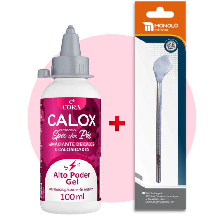 Kit Amaciante Calos Gel + Espátula Bisturi ref. 222 SPA Pés Podóloga Pedicure