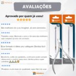 Kit Alicate Cutícula + Palito + Espátula Empurrador Unha Manicure Pedicure Afiado Profissional Aço Inox - Imagem 7