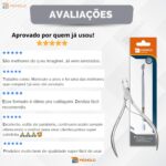 Kit Alicate Cutícula + Espátula Empurrador Unha Manicure Pedicure Afiado Profissional Aço Inox - Imagem 7