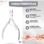 Alicate Cutículas e Unhas Profissional Manicure Aço Inox Afiado - Imagem 9