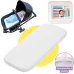 Colchonete p/ Carrinho Bebê Moisés Capa Removível Universal ninho mini Berço redutor Macio Monolo