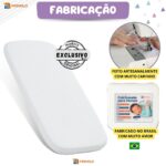 Colchonete p/ Carrinho Bebê Moisés Capa Removível Universal ninho mini Berço redutor Macio Monolo - Imagem 4