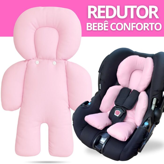 Redutor Bebê Conforto Almofada Protetor Pescoço Carrinho Ninho Moisés Cadeirinha Colchonete Universal