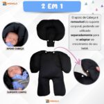 Almofada Redutor Carrinho Bebê Conforto Ninho Moisés Cadeirinha Colchonete Universal - Imagem 4