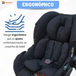 Almofada Redutor Carrinho Bebê Conforto Ninho Moisés Cadeirinha Colchonete Universal - Imagem 5
