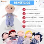 Boneco Pano Infantil Menino Gael Antialérgico e Lavável - Imagem 2
