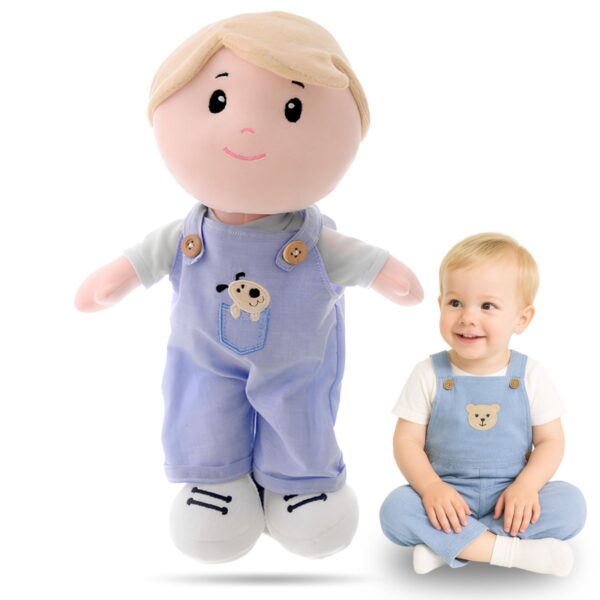 Boneco Pano Infantil Menino Gael Antialérgico e Lavável