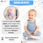 Boneco Pano Infantil Menino Gael Antialérgico e Lavável - Imagem 3