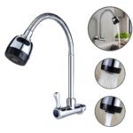 Torneira Cozinha Parede Gourmet Cromado Aço Inox Econômica Fácil Instalação Super Resistente Luxo - Imagem 9