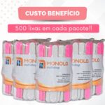 500 Lixas de Unha Mini Descartáveis Manicure Pedicure Profissional Atacado - Imagem 3
