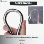 Torneira Cozinha Parede Gourmet Cromado Aço Inox Econômica Fácil Instalação Super Resistente Luxo - Imagem 4