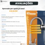 Torneira Cozinha Parede Gourmet Cromado Aço Inox Econômica Fácil Instalação Super Resistente Luxo - Imagem 7