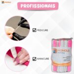 500 Lixas de Unha Mini Descartáveis Manicure Pedicure Profissional Atacado - Imagem 5