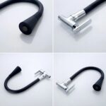 Torneira Cozinha Parede Gourmet Flexível Aço Inox Fácil Instalação Super Resistência Luxo Premium - Imagem 9