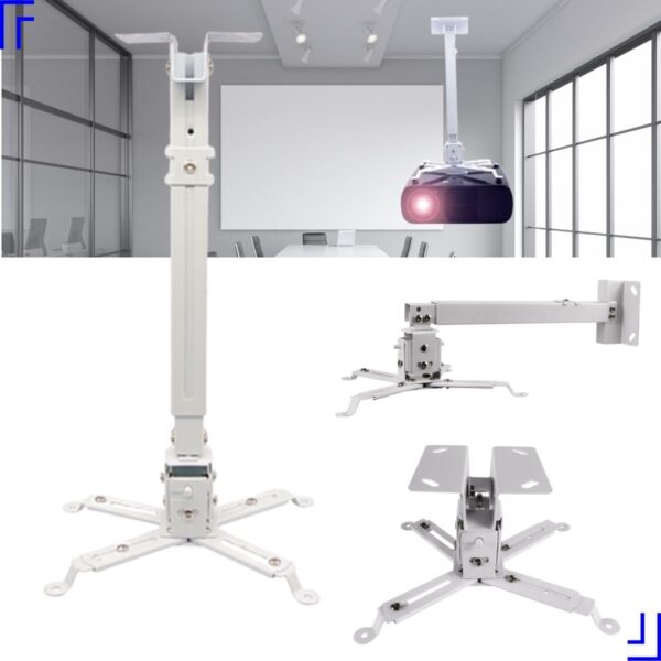 Suporte Projetor de Teto Parede Datashow Universal Até 25kg