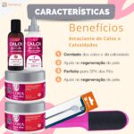 Kit Amaciante + Hidratante + Esfoliante + Óleo + Espátula Inox + Lixa SPA Pés Podóloga - Imagem 5