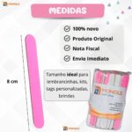 600 Lixas de Unha Mini Descartáveis Manicure Pedicure Profissional 8 cm - Imagem 6