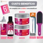 Kit Amaciante + Hidratante + Esfoliante + Óleo + Espátula Inox + Lixa SPA Pés Podóloga - Imagem 7