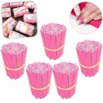 500 Lixas de Unha Mini Descartáveis Manicure Pedicure Profissional Atacado - Imagem 8