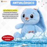 Coelho Pelúcia Infantil Coelhinho Orelha Grande Orelhudo Fofinho Macio Bebê Naninha Presente Monolo - Imagem 4